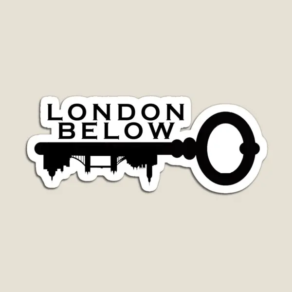 

London Below Logo Black Magnet Toy Holder Refrigerator Kids Colorful Stickers Cute Funny Magnetic Baby Home