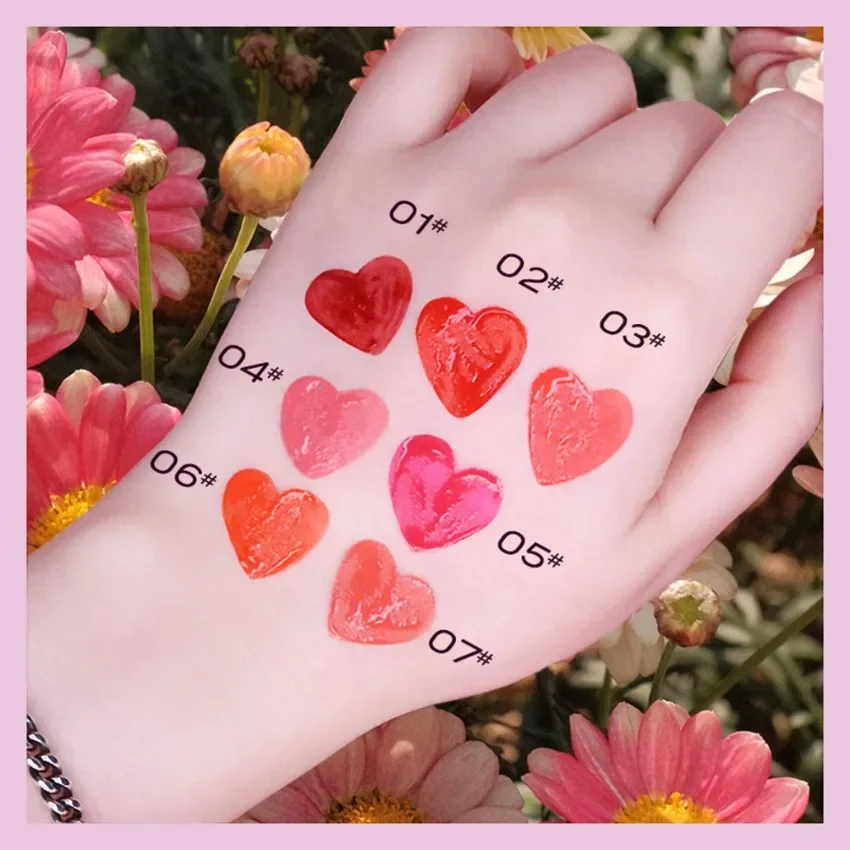 プライベートラベル 2in1 ダブルエンドリップグロス顔料長期的なノンスティックモイスチャライザーミラーカスタムロゴメイクアップバルク虐待フリー