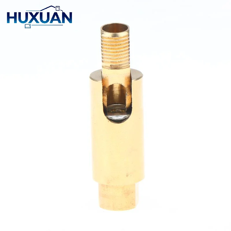 Copper Wall Lamp Universal Joint Head Turning Table Wall Lamp Accessories 90 Degree Universal Joint (inner M10 + Outer M10)
