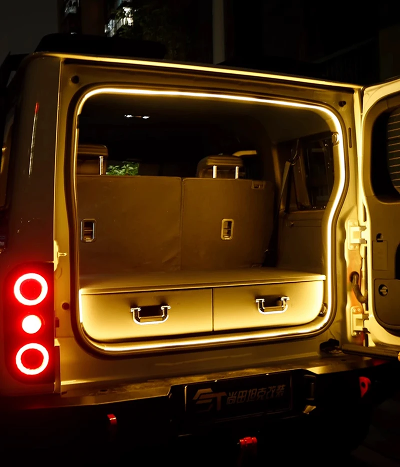 Kofferraumbeleuchtung, passend für BAIC 212 T01 2024 2025, modifizierte Auto-Kofferraum-Umgebungsbeleuchtung, Auto-Innenzubehör – Detail 5
