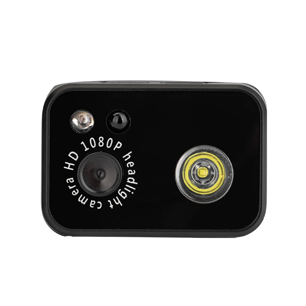 

Yaergor LED Sports Mini Camera 1080P Head-Mounted Lighting Motion Detection Camcorders Loop Recording Video Enforcement Recorder