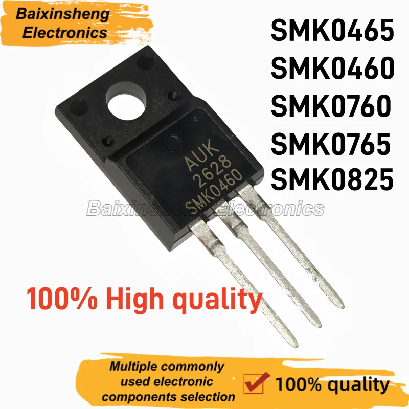 10PCS SMK0465 SMK0460 SMK0760 SMK0765 SMK0825 TO-220F 100% High quality Field Effect Transistor