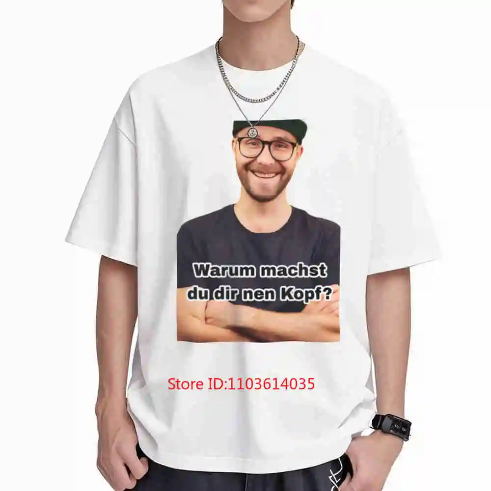 Mark Forster Why Are You Banging Your Head Meme Short Sleeve Tee 100% Cotton T-Shirt