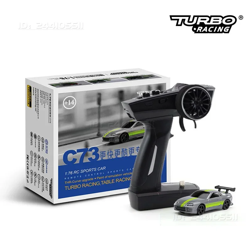 توربو سباق 1/76 RC سيارة صغيرة لتقوم بها بنفسك C65/C73/C74/C75/C76/مسار حصيرة سباق على الطريق الانجراف نموذج الارسال لعبة التحكم عن بعد جزء #4