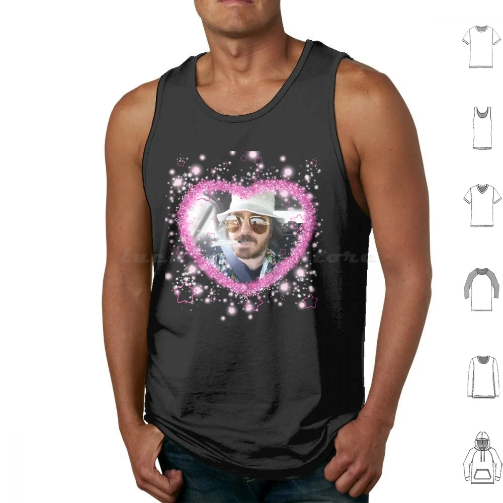 Brian Quinn Kawaii Frame Tank Tops Print Cotton Brian Quinn Impractical Jokers