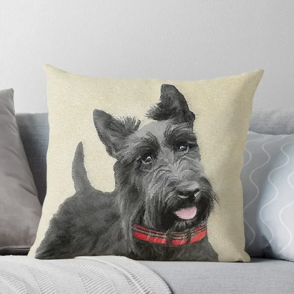 Scottish Terrier Throw Pillow Sofa Covers For Living Room pillow pillowcase Marble Cushion Cover pillow