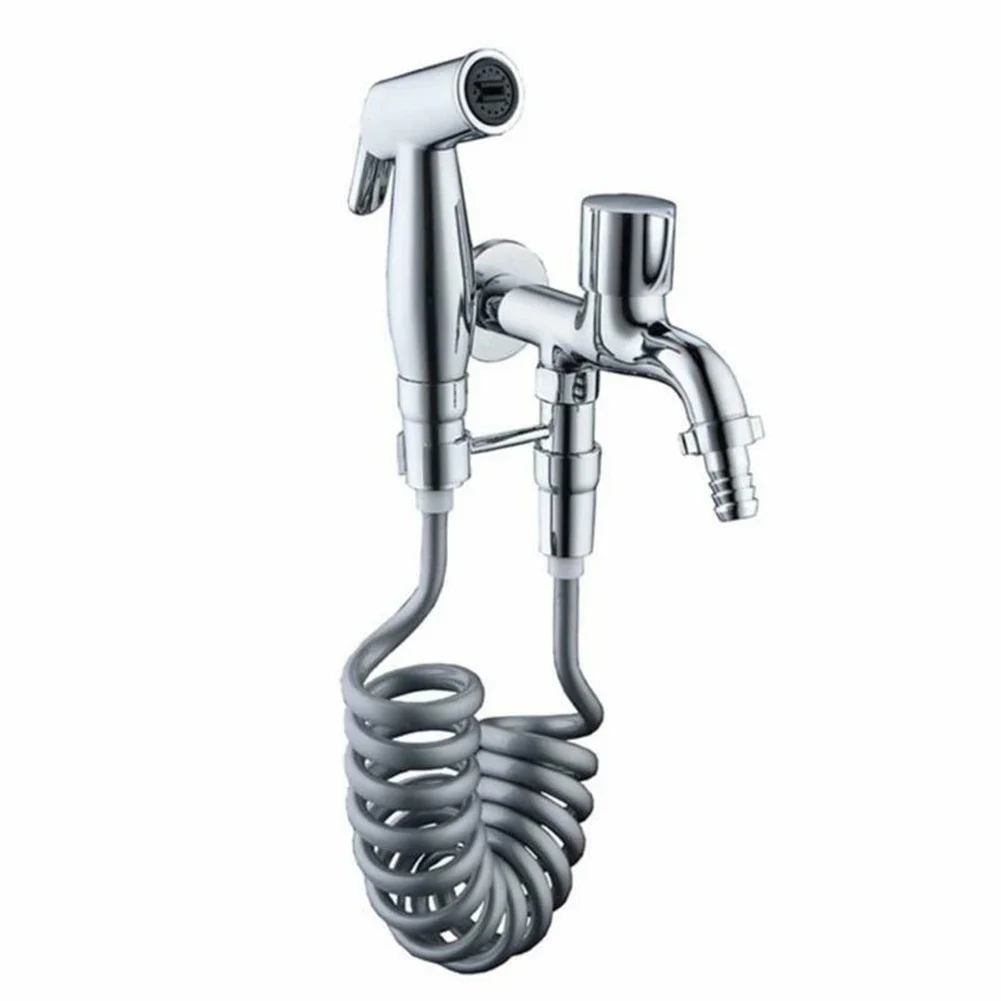 Home Rain Shower Spring Tube Spring Flexible Shower Hose For Water Plumbing Toilet Bidet Sprayer All Copper Cap Connection Hose