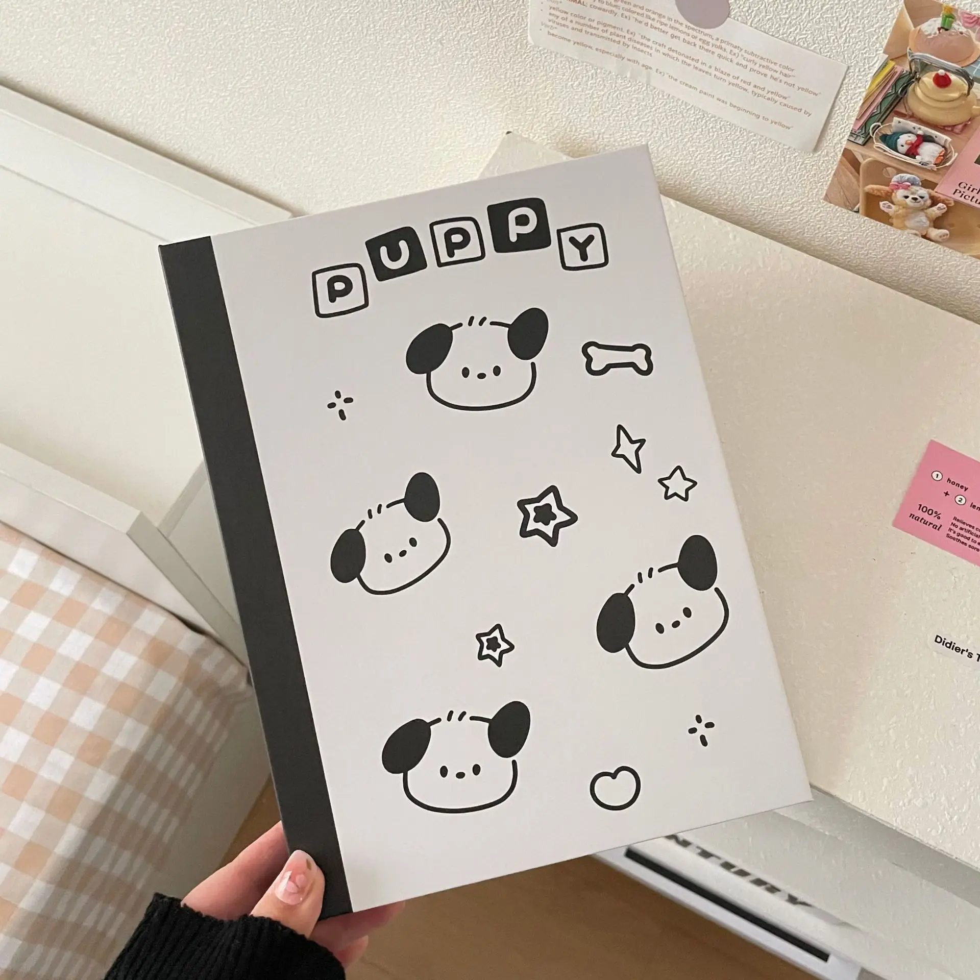 SKYSONIC Neue A5 Binder Sammeln Buch Fotoalbum Agenda Kawaii Gird Cover Postkarten Ring Organizer DIY Minen Lieferanten – Detail 37