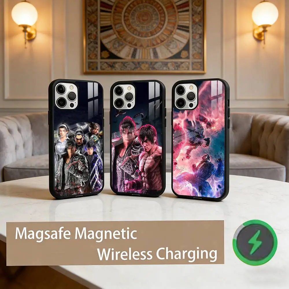 

Game T-Tekken 8 Phone Case For iPhone17,16,15,14,13,12,11 Plus,Pro Max Magnetic For Magsafe Wireless Charging