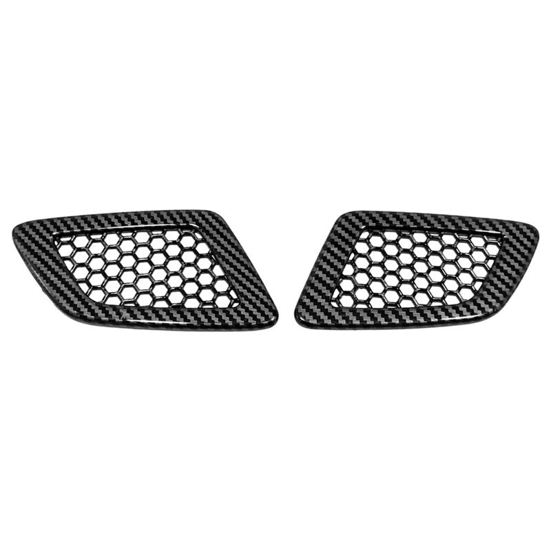 For Honda CRV CR-V 2023 2024 Front Dashboard Side Air Vent Outlet Cover Trim Interior Accessories ABS Carbon Fiber