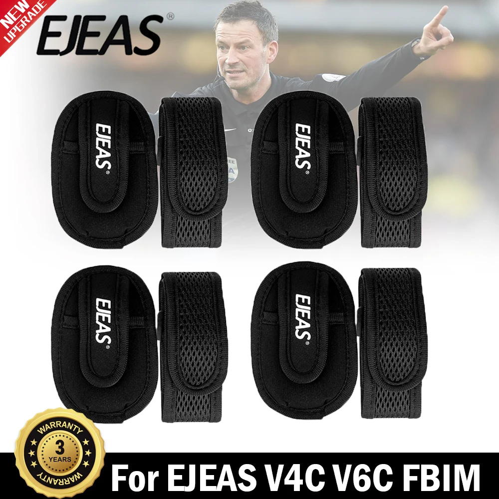 

4/1 PCS Referee Interphone Sheath Armband Bags For EJEAS V6C Pro V4C Plus VNETPHONE Adjustable Portable Nylon Soft Pouche