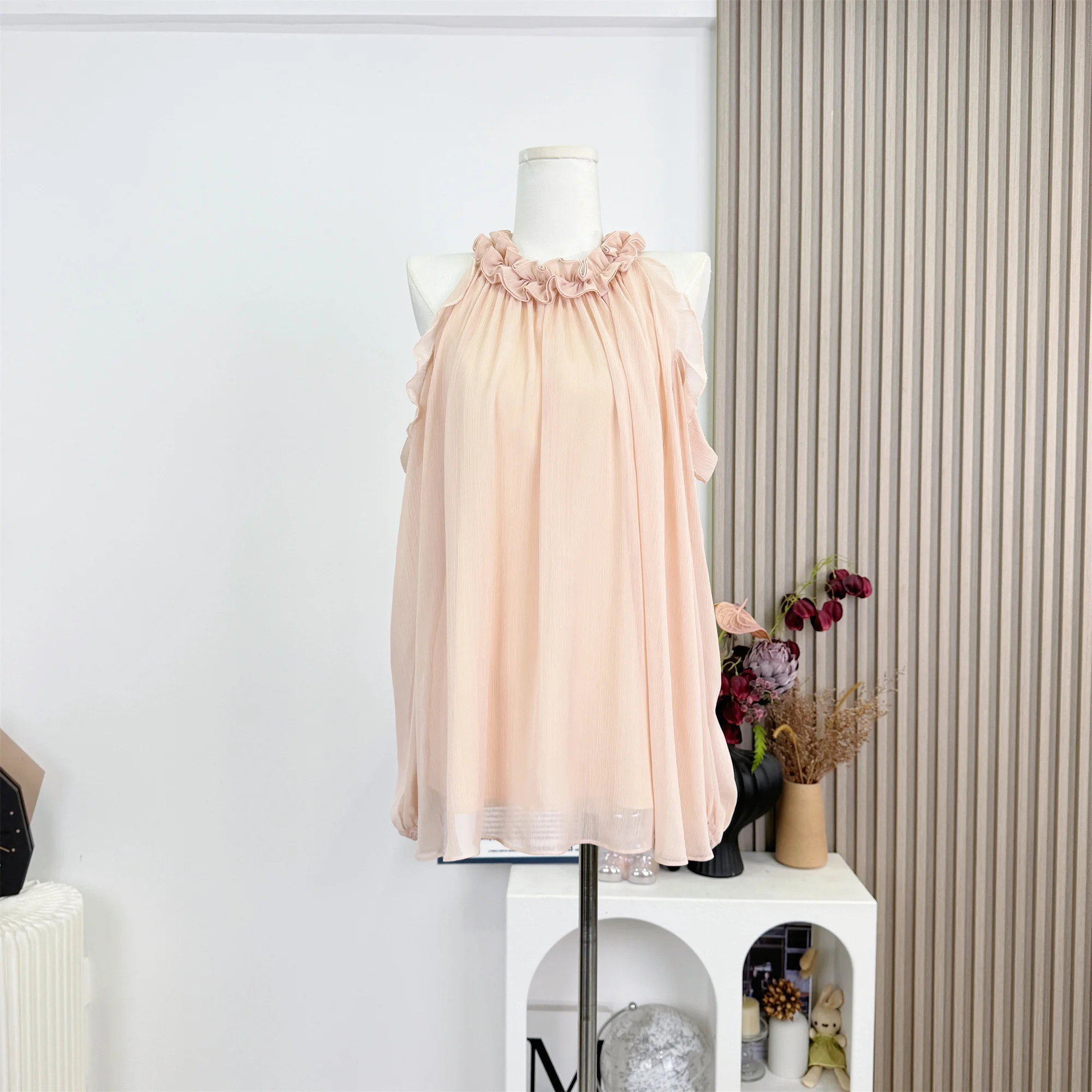 

New 2025 Beautiful Sleeveless Dress Women Loose Slim Holiday Style Doll Short Skirt Summer Mini Dress