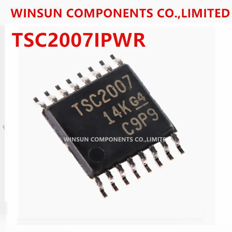 (10pcs) 100% New Imported  TSC2007IPWR TSSOP-16 4-wire micro touch screen controller chip