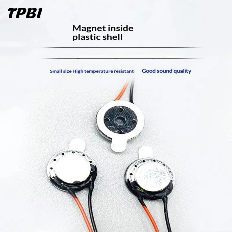 10mm 8Ohm 0.5W/1W Mini Speaker altavoz mini мини-колонка 1/5/10Pcs Ultra-thin Round For Mobile Phone Repair DIY Audio Module