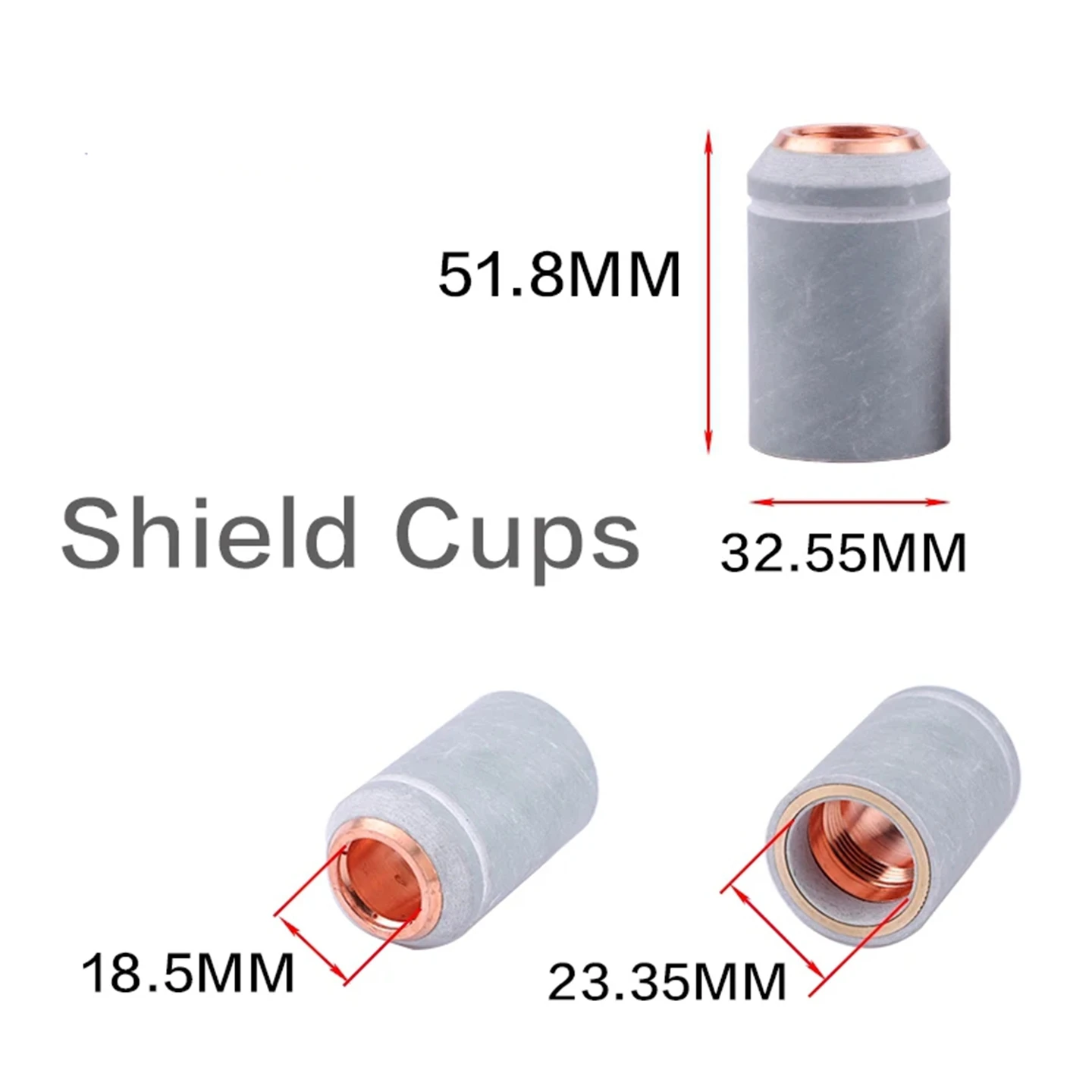 P141 A141 LT141 LTM141-A Plasma Cutting Torch Consumables Parts PC0102 Outside Nozzle Shield Retaining Cap 1PCS