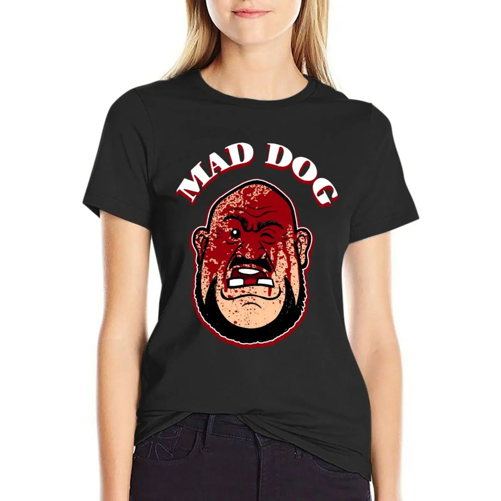 

Bloody Mad Dog T-Shirt vintage clothes sublime tees funny luxury designer clothing Women