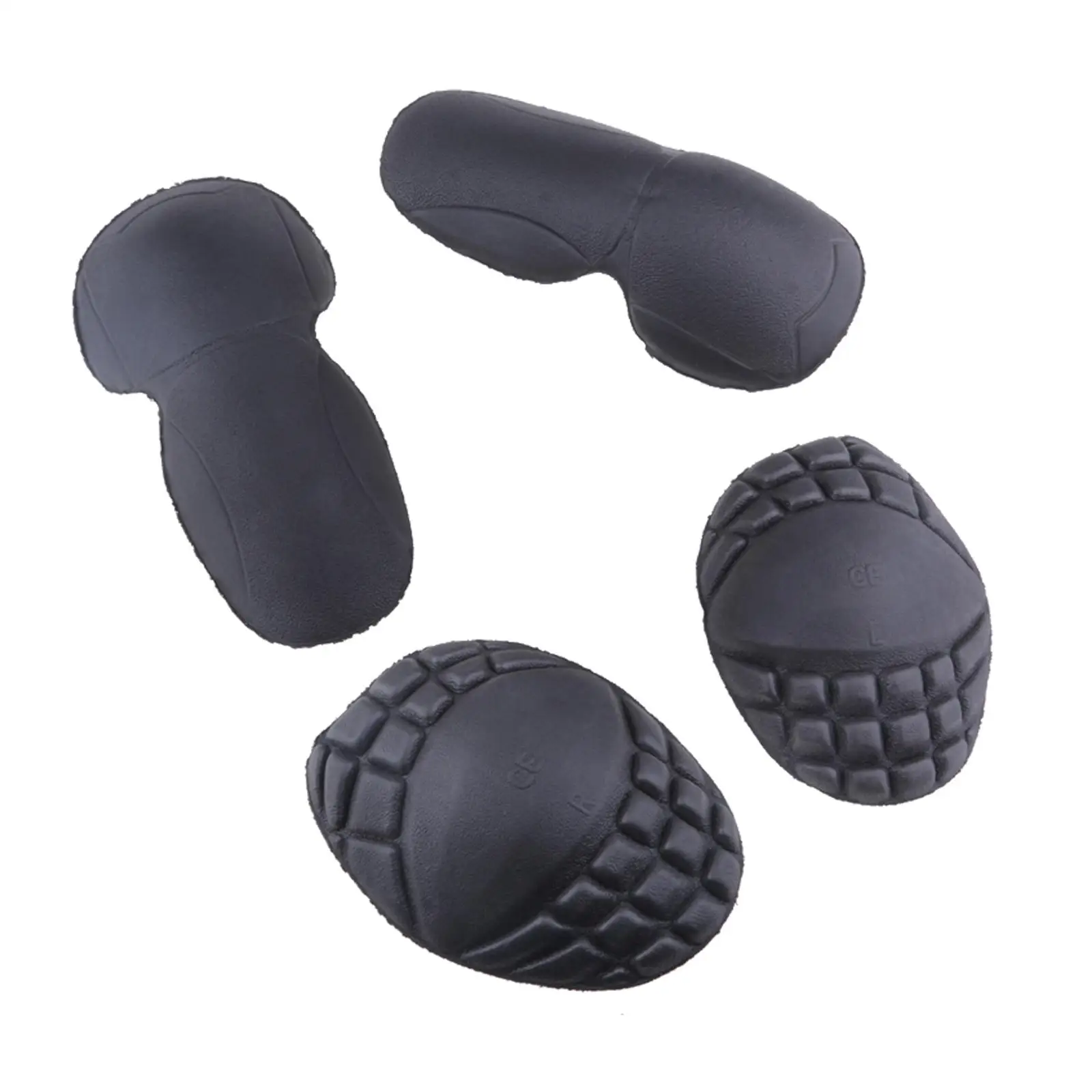 

4 Pieces Shoulder and Elbow Pads Protective Gear Easy to Clean Removable Riding Protector Protection Pads for Women Men