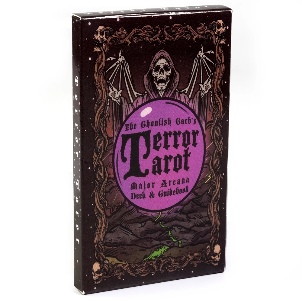 Baraja de cartas de Tarot de Terror, baraja de cartas de Tarot de Arcana mayor, baraja gótica de Halloween, 23 piezas