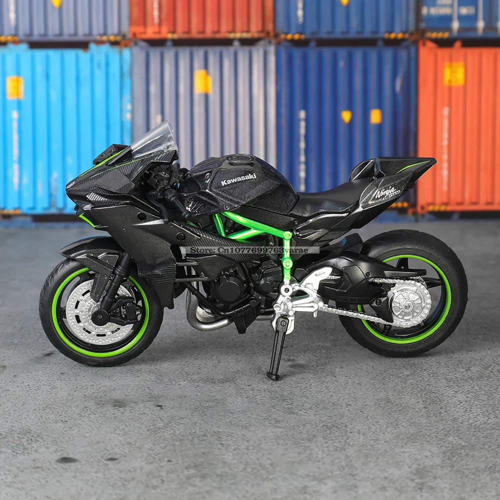 MSZ 1:18 Kawasaki Ninja H2R GSX-R1000 YAMAHA YZF-R1 Classique Moto Leges Modèle Alliage Die Considérant Voiture Jouet Cadeaux