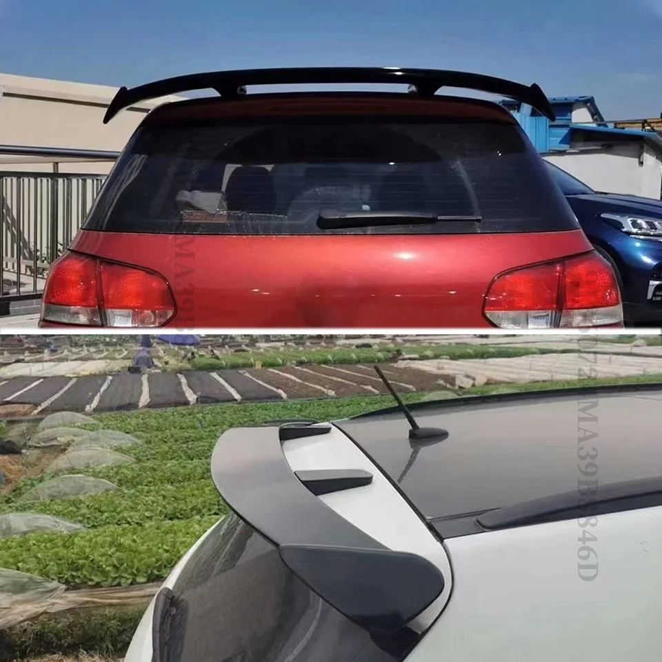 LICOME Becquets Arrière Voiture pour Peugeot 807, Aileron de Toit Arrière, Becquet de Coffre Aileron Arrière Lèvre Queue Aile Spoiler Anti-Rayures Accessoire
