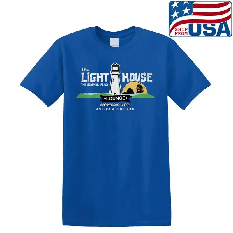 Camiseta azul para hombre de la película Lighthouse Lounge The Goonies, talla S a 5XL