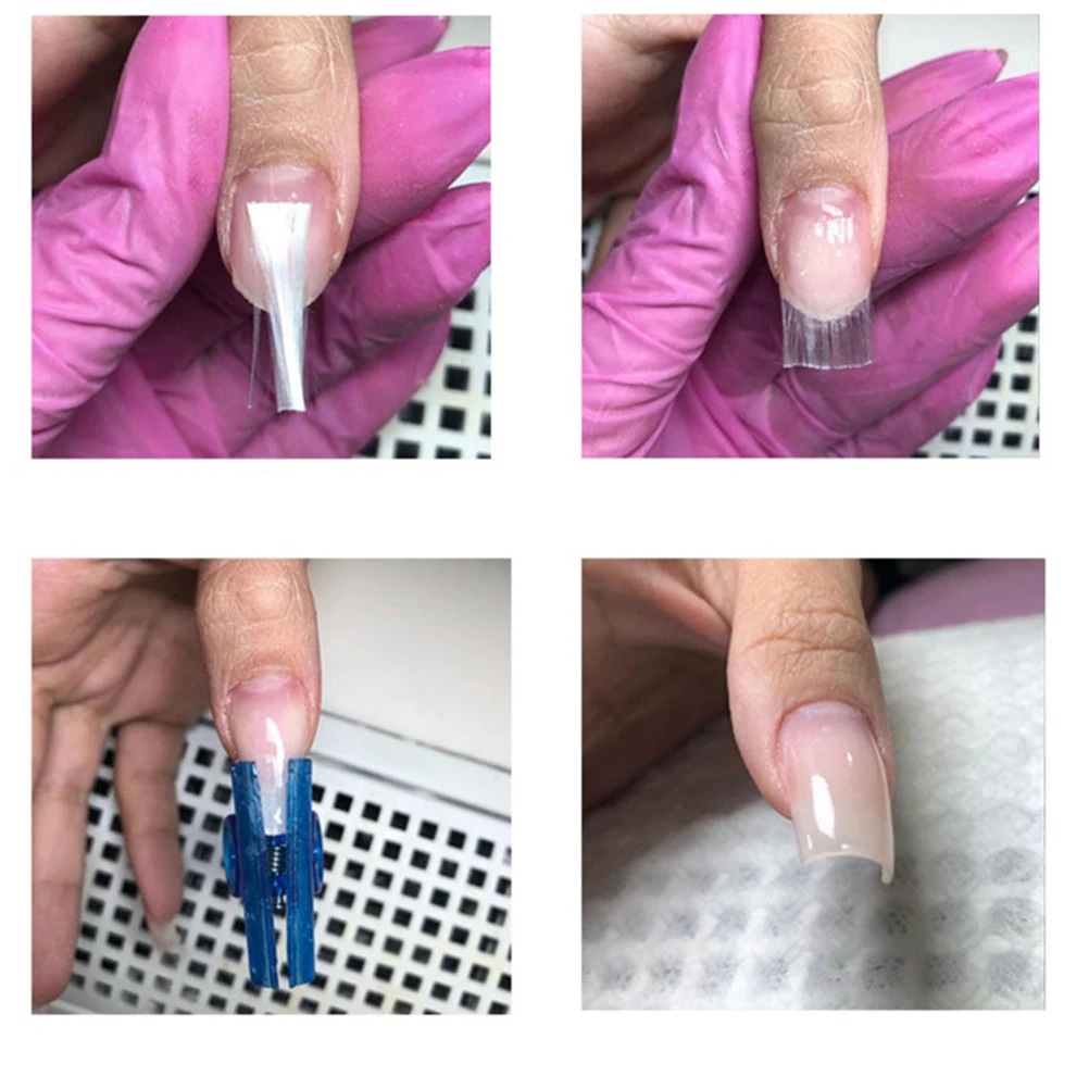 

Premium Manicure Extension Fiber Lightweight Durable Art Tool For Women 3Cm Safe Easy Use Nail Decoration Fiber Nail Art