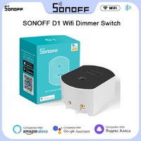 SONOFF D1 Wifi Smart Dimmer Switch Intelligent Dimmer with RM433 R2 Remote Control Remote Timer Switch Supporting Alexa Voice