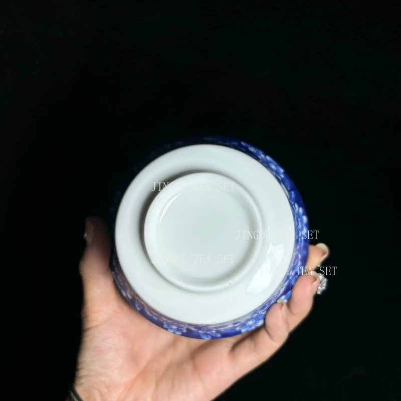 Retro Ceramic Gaiwan Tea Cup Customized Handmade Tureen Chinese Portable Tea Bowl Personal Teacup Household Tea Set Accessories
