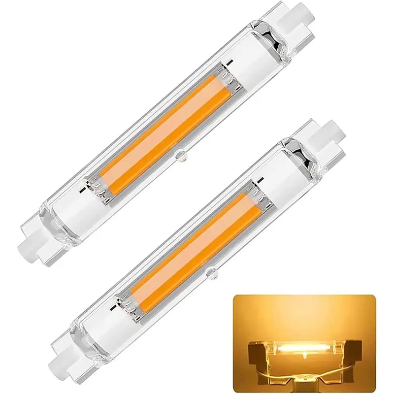 B14C 2Pack R7S LED 118 Mm, 30 W R7S LED Dimmable Bulbs Replacement For J118 Mm, Warm White 3000 K 3000LM