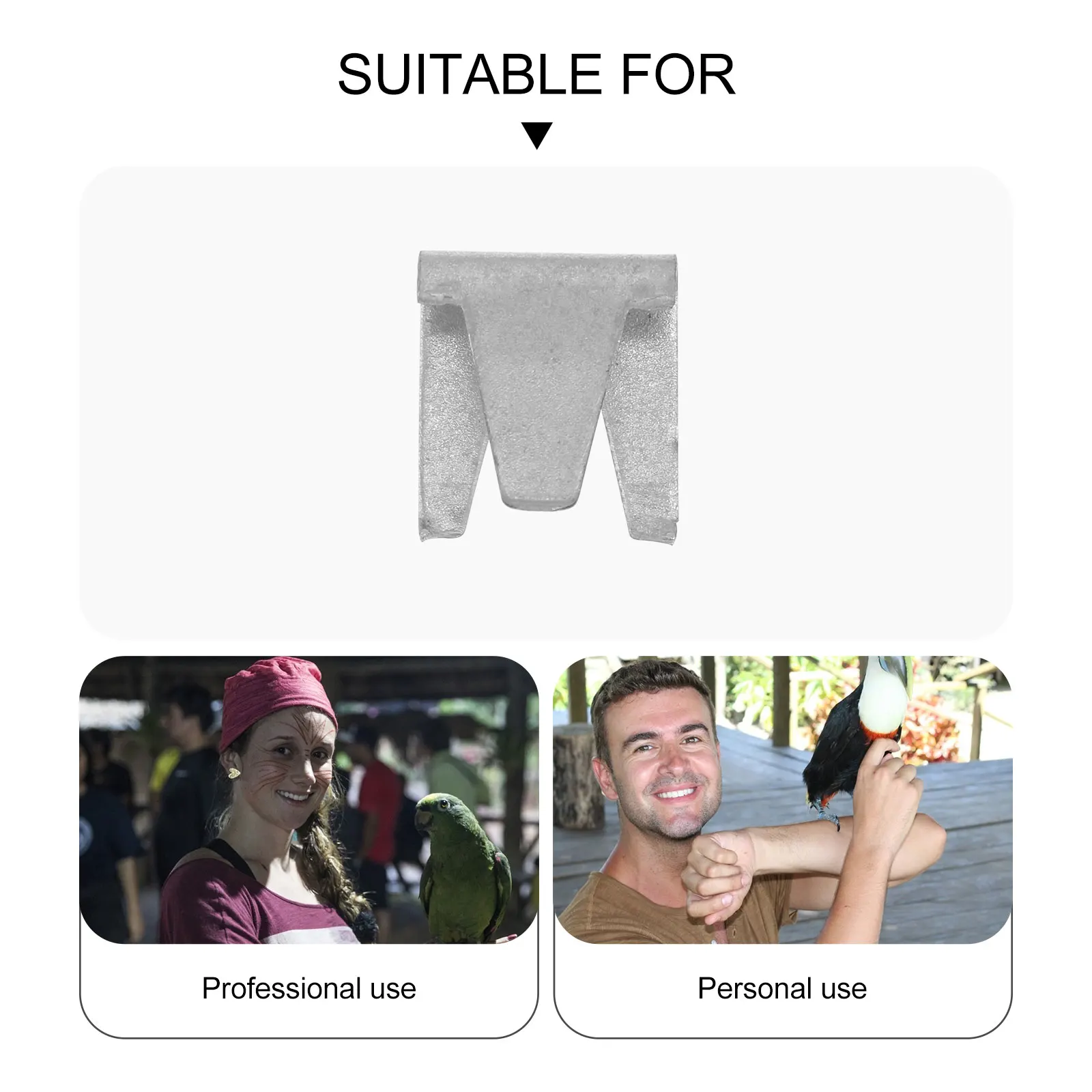 

170 Wire Clips Bird Cage Door Buckles Metal Pet Cage Building Repair Clamps Suitable Various Cages Carry