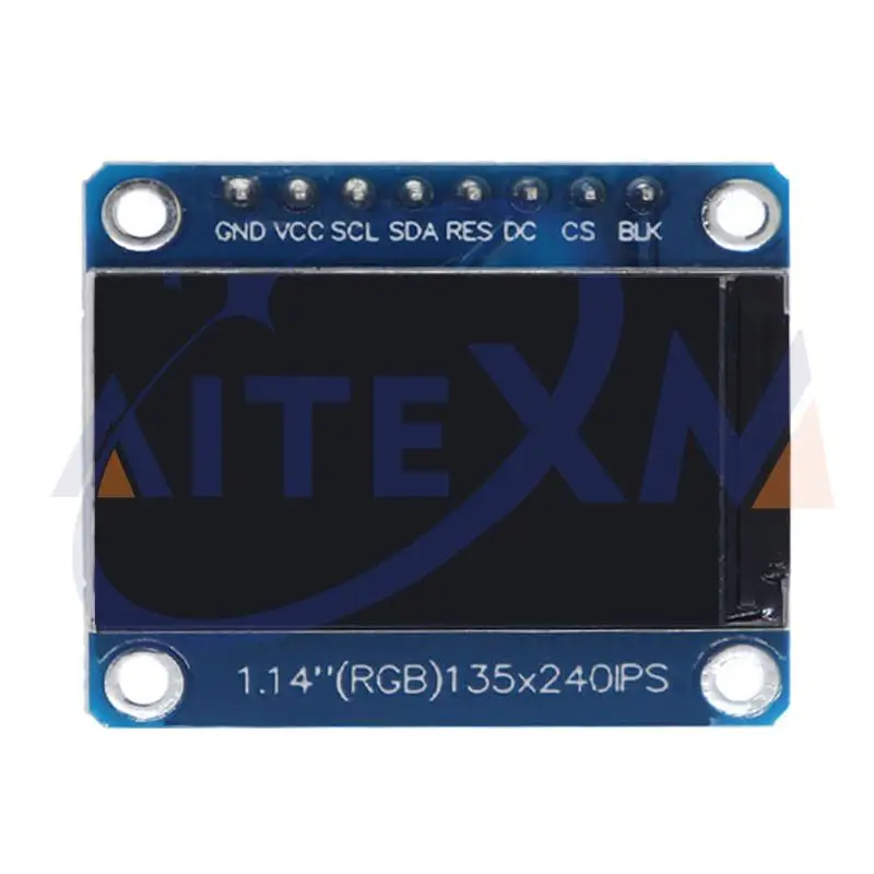 Modul Layar OLED IPS 1.14 Inci Layar LCD 135*240 RGB TFT untuk Arduino ST7789 Papan LCD SPI OLED HD Penuh Warna 8pin DIY YANXD