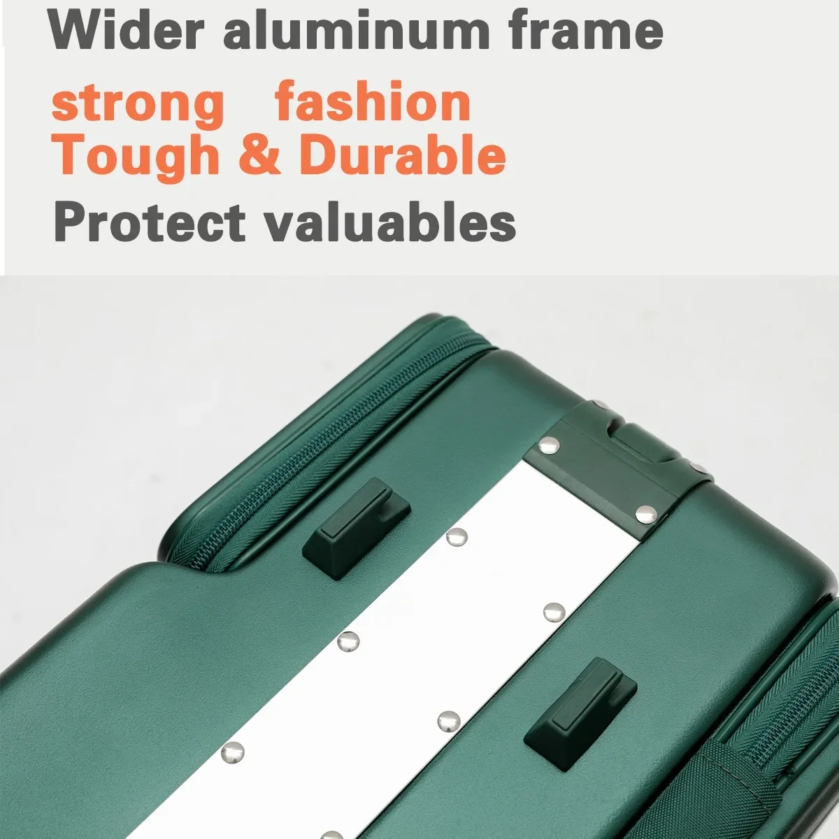 LightGO 23KG TSA Approvato CABIN Carry On Valigia per bagagli a doppia apertura USB + TYPE-C Ricarica Moda Viaggi d'affari