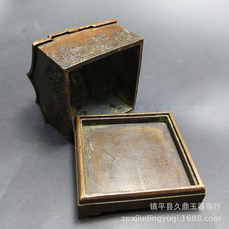 Household , small decorative piece, copper ornament, incense burner, Qianlong-era handicraft