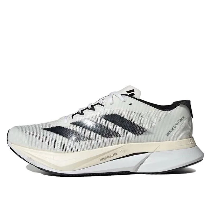 Adidas Adizero-Chaussures de Course Boston 12 pour Homme, Confortables et Respirantes, pour Marathon
