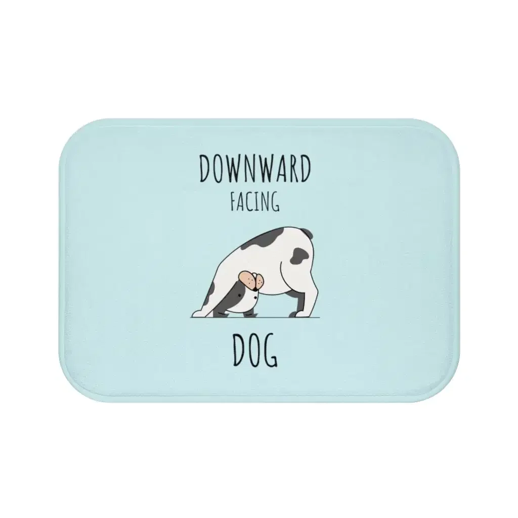 

Downward Facing Dog Yoga Bath Mat