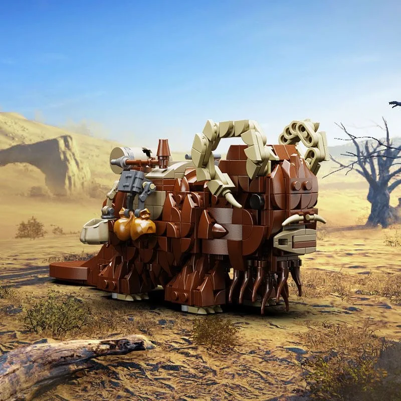 

691 кирпичи Banza MOC, строительные блоки, модель научно-фантастического фильма «Татуин», строительная игрушка для взрослых и детей, подарок