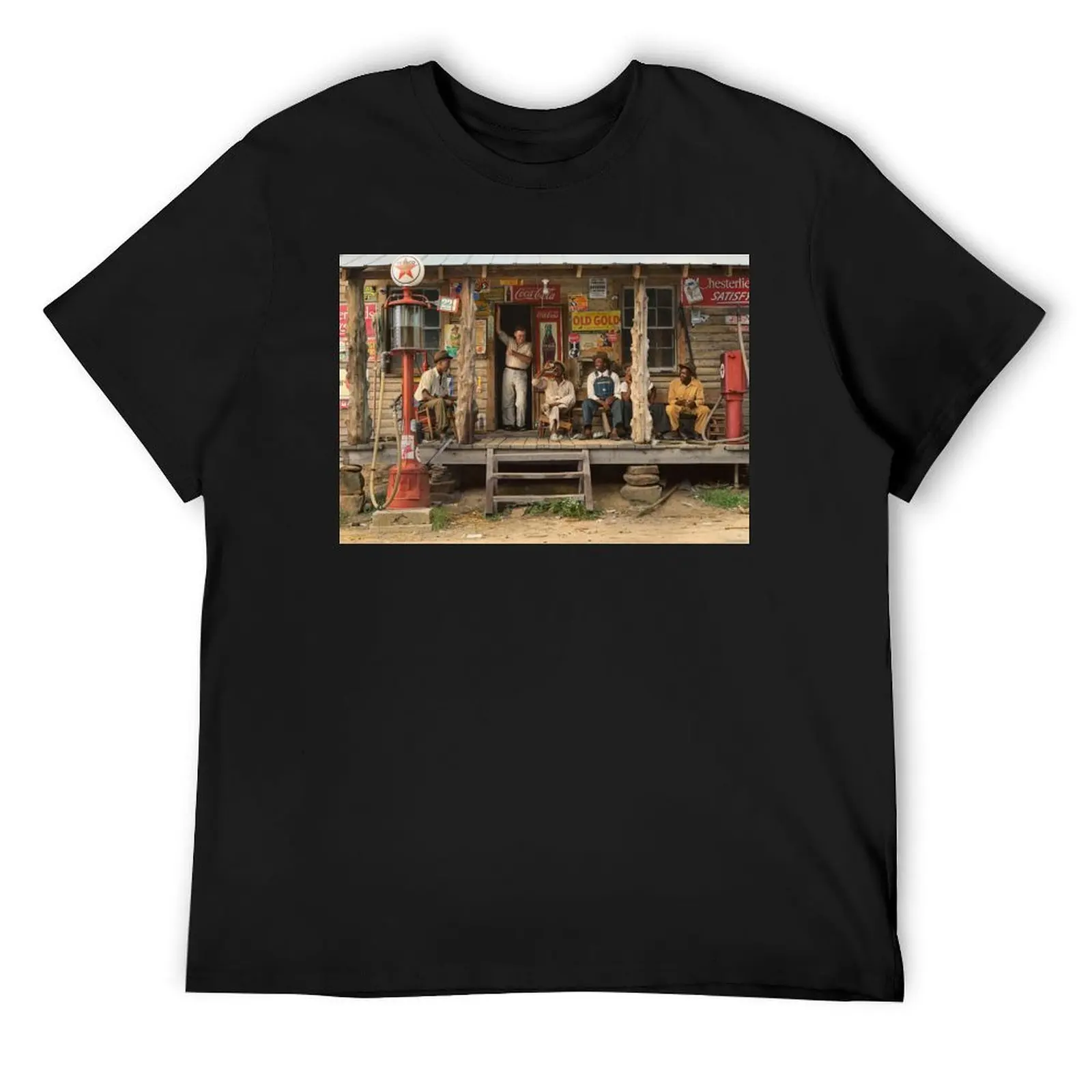 

Country store on dirt road, 1939 T-Shirt plus size tops new edition graphic tee shirt mens clothing