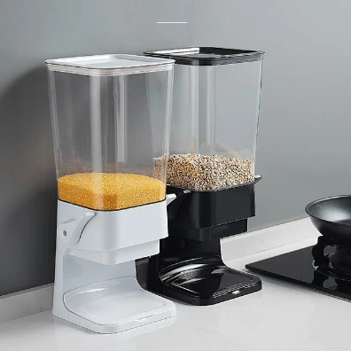 

Kitchen Dry Food Dispenser for Rice Grains Nuts Snack Cereal Containers Storage Rice Dispenser Storage cans
