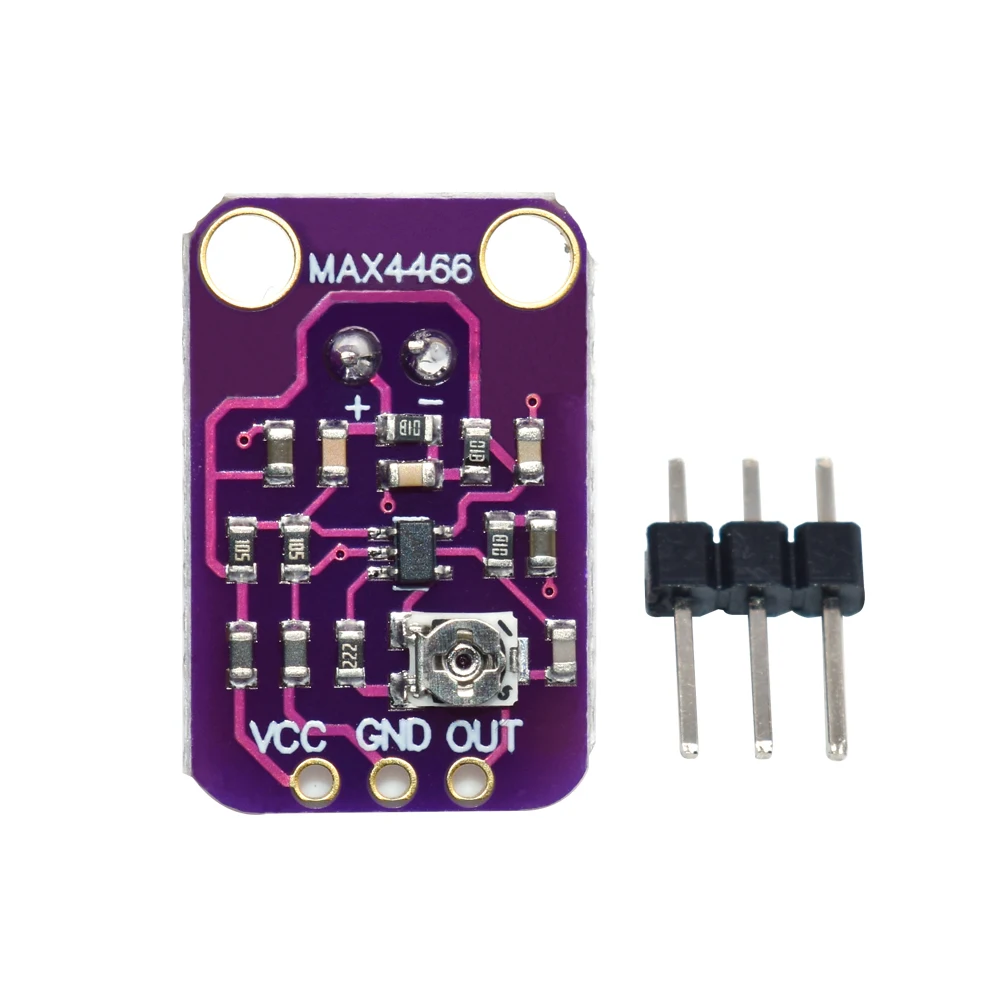 GY-MAX4466 Electret Microphone Amplifier Module MAX4466 Adjustable Gain For Arduino GY-MAX4466