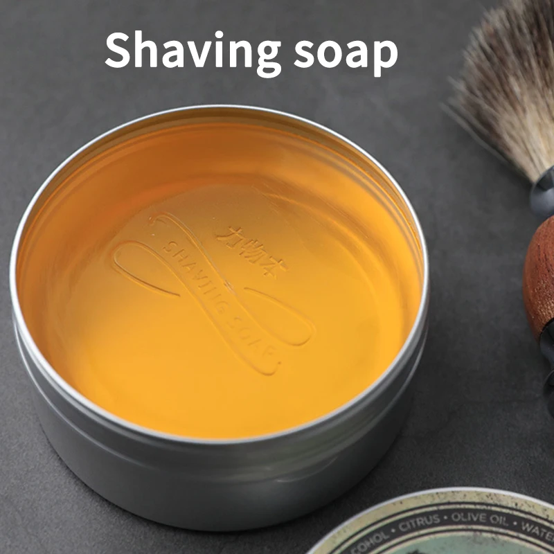 صابون حلاقة اللحية للرجال مصنوع يدويًا بنسيج ناعم يحافظ على الوجه كريم حلاقة رغوي عضوي طازجًا ونظيفًا للرجال #5