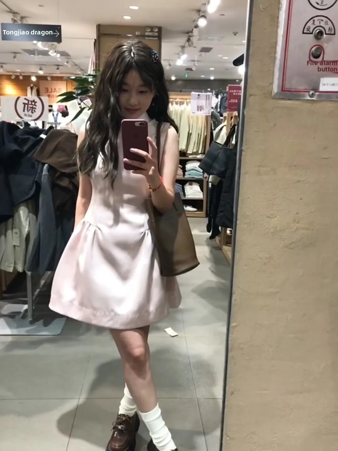 

Birthday Gentle Style Unique Super Beautiful Waist-Cinching Slim Short Skirt Summer Trend Dress Polyester Fiber Soft Medium E...