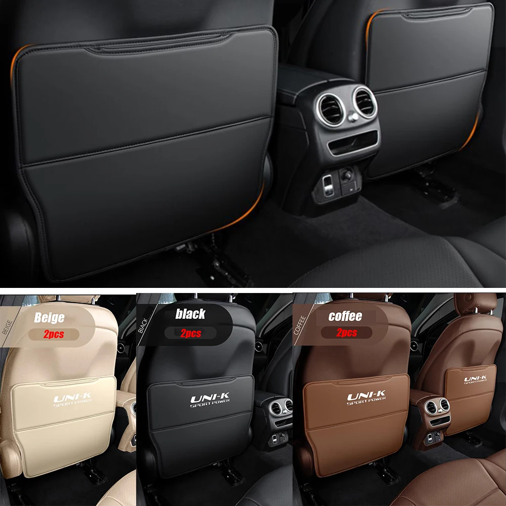 2021 2022 2023 2024 For Changan UNI-K UNIK Car Seat Rear Anti Kick/dust/scratch Decoration Protection Cover Dust Board Pad