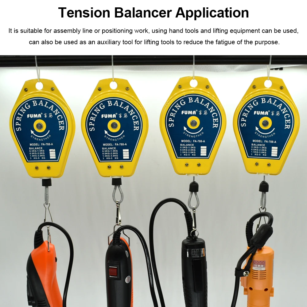 Electric Screwdriver Balancer Telescopic Spring Tool Holder Spring Crane Balancer Screwdriver Suspension Torque Wrench Hanger