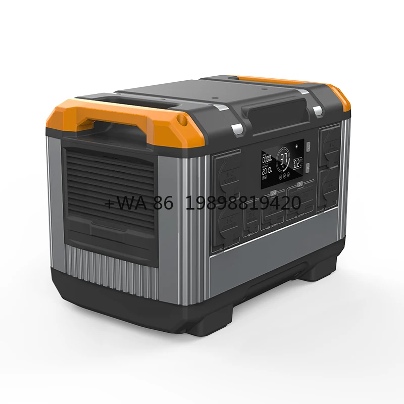 

Solar Power 230V Europe Outdoor RV Portable Solar Charger Lifepo4 Battery Backup Generator 2400W AC DC Output Power Station