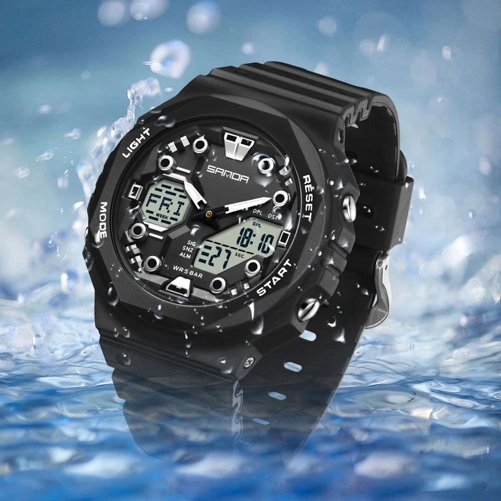 Brand Fashion Mens Analog Sports Watches Teenagers Watch Waterproof, Men Quartz WristWatch Countdown Week Luminous Watch For Man