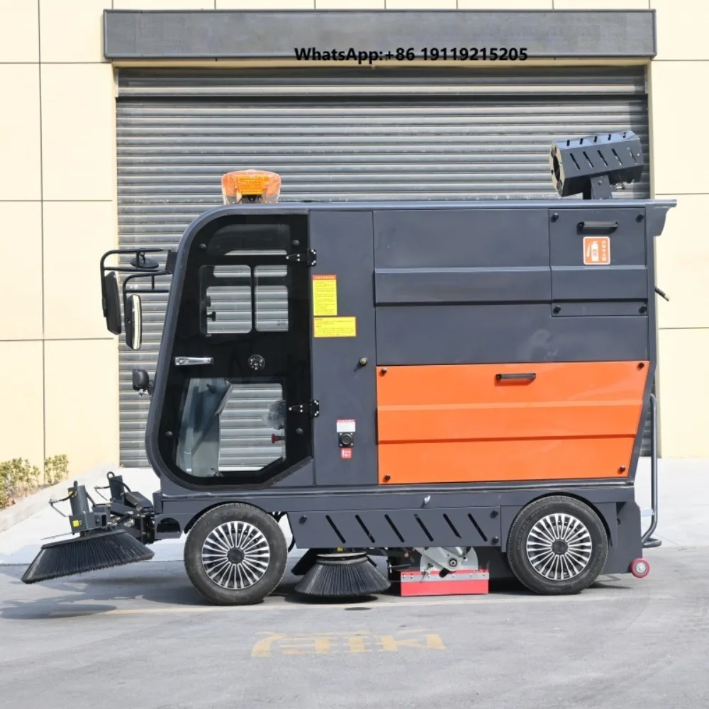 ZMT E-12 A24 Electric Road Sweeper High Pressure Washing Leaf Collection Quick for Public Area Industrial Cleaning
