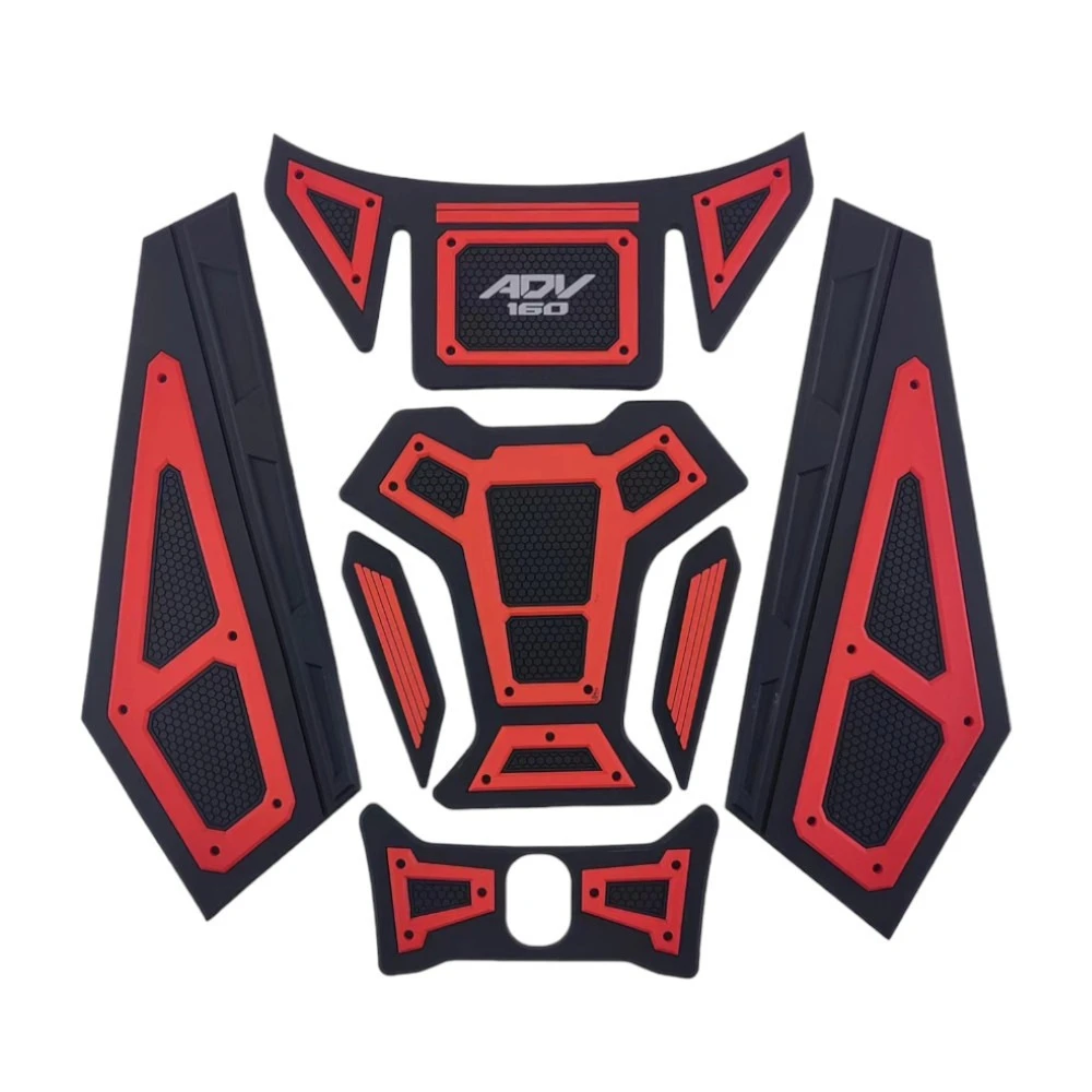 

Suitable for ADV160 motorcycles from 2022 - 2024, rubber decorative sticker pedal modification, fuel tank protective stickers