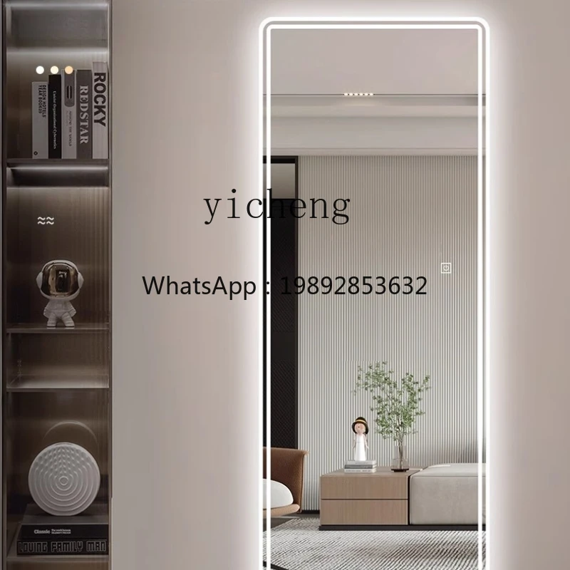 J1  full body fitting room mirror cloakroom household mirror wall-mounted smart full-length mirror can be customized