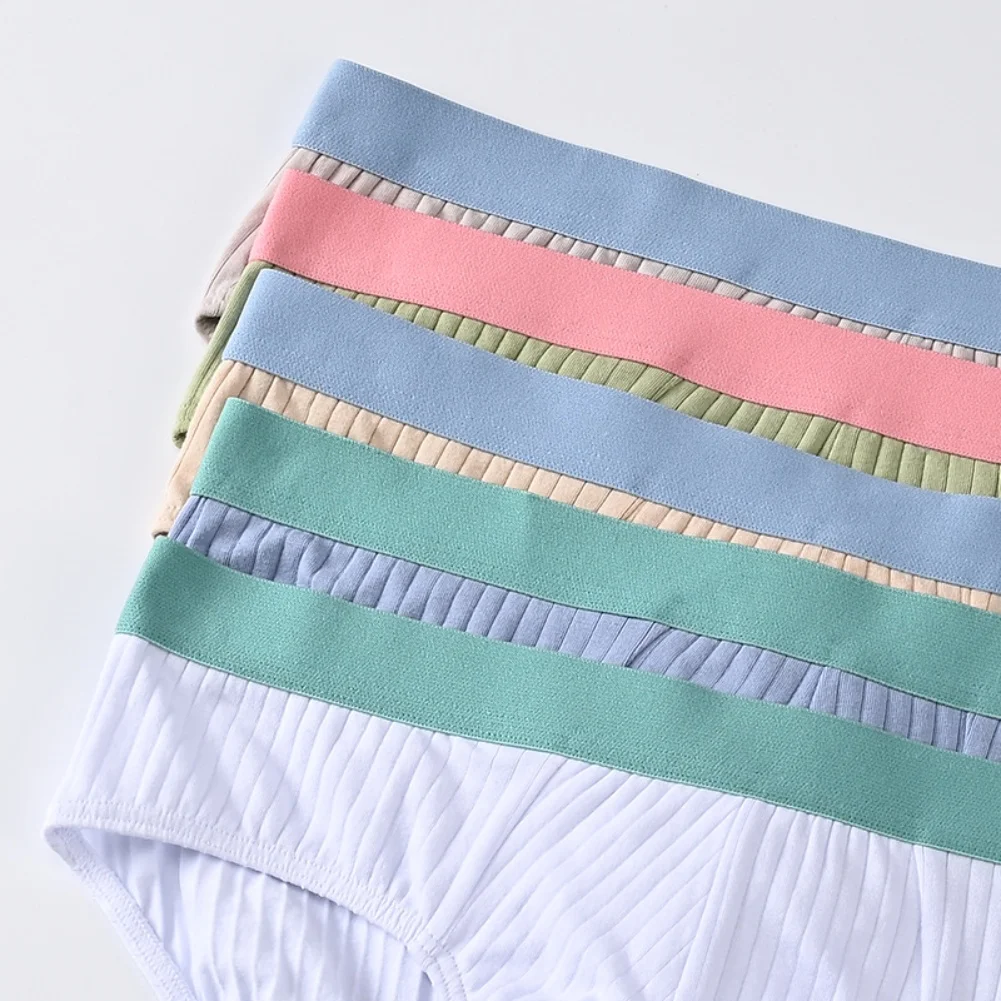 

Men Cotton Mid Waist Soft Breathable Pouch Adult Underwear Sexy Accessories Hot Underpants Solid Panties Briefs Japanese Thongs