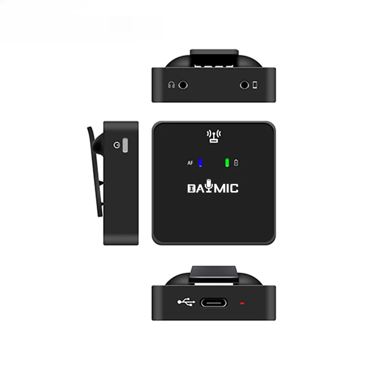 FOR DAYMIC Youtube Camera Microphone Wireless Mini  Lapel wireless microphone UHF 2CH